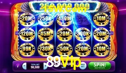 Jackpots e promoções na 89Vip